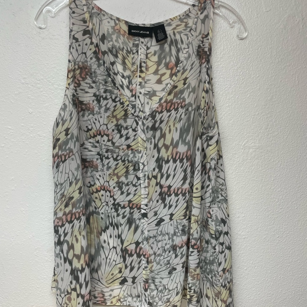 DKNY printed tank